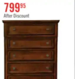 The Brick Chelsea Bedroom Chest of Drawers, 5-Drawer, 38W x 52H - Cherry Brown offer