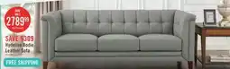 The Brick Hydeline Bodie Leather Sofa - Grey offer