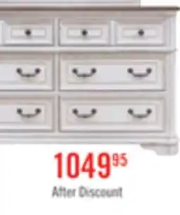 The Brick Grace Bedroom 6-Drawer Dresser, 64W x 40H - Antique White offer