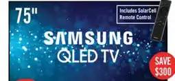 The Brick Samsung 75 QLED Edge-Lit 4K UHD Quantum HDR 60Hz Smart TV (QN75Q60DAFXZC) offer