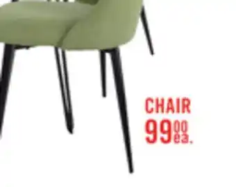 The Brick Miya Dining Chair with Polyester Fabric, Metal - Moss Green offer