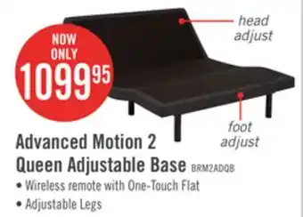 The Brick Beautyrest Advanced Motion 2 Queen Adjustable Base offer