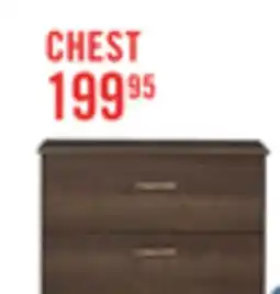 The Brick Aida Bedroom Chest of Drawers, 4-Drawer, 28W x 37.3H, Made in Canada - Brown offer