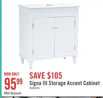 The Brick Signa III Storage Accent Cabinet - White offer