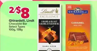 PharmaChoice Ghirardelli, Lindt Chocolate Bar offer