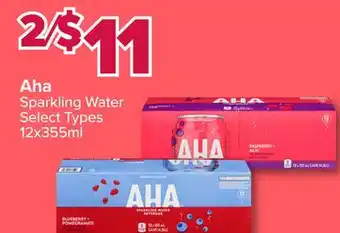 PharmaChoice Aha Sparkling Water offer