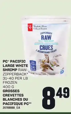 Independent City Market PC PACIFIC LARGE WHITE SHRIMP, 400 G offer