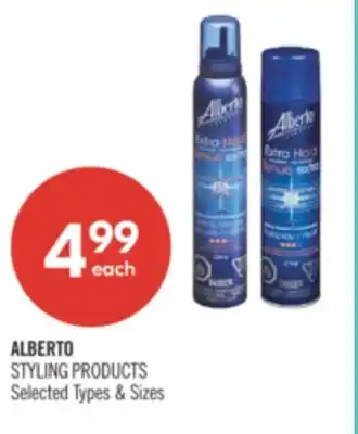 Shoppers Drug Mart ALBERTO STYLING PRODUCTS offer