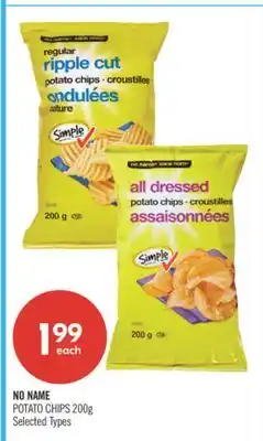 Shoppers Drug Mart NO NAME POTATO CHIPS offer