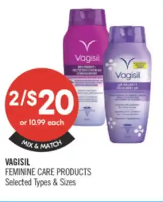 Shoppers Drug Mart VAGISIL FEMININE CARE PRODUCTS offer