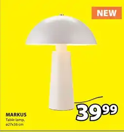 JYSK MARKUS Table lamp offer