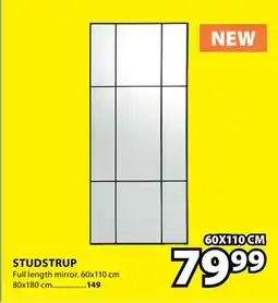 JYSK STUDSTRUP Full length mirror offer