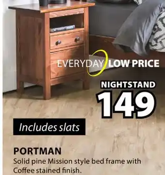 JYSK PORTMAN NIGHTSTAND offer