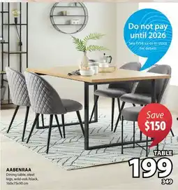 JYSK AABENRAA Dining table offer