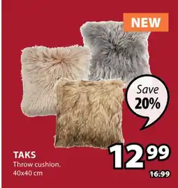 JYSK TAKS Throw cushion offer