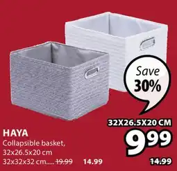 JYSK HAYA Collapsible basket offer