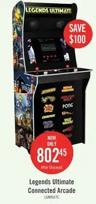 The Brick AtGames Legends Ultimate HD 300 Game Arcade Cabinet offer