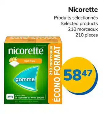 Accès pharma Nicorette offer