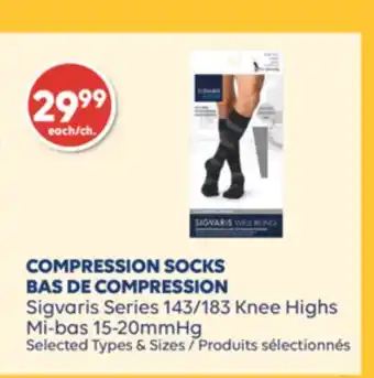 Wellwise by Shoppers BAS DE COMPRESSION SIGVARIS SERIES 143/183 offer