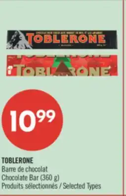 Pharmaprix TOBLERONE Chocolate Bar offer