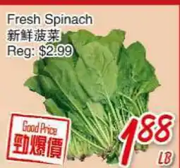 Foody Mart Fresh Spinach offer