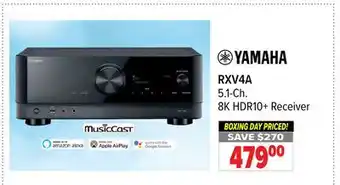 2001 Audio Video RXV4A YAMAHA 5.1-Ch. 8K HDR10 + Receiver offer