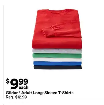 Michaels Gildan Adult Long-Sleeve T-Shirts offer