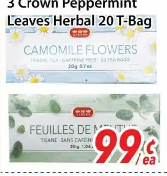 Bestco Food Mart 3 Crown Peppermint Leaves Herbal offer