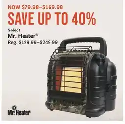 Cabela's Select Mr. Heater offer