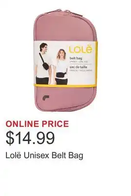 Costco Lolë Unisex Belt Bag offer