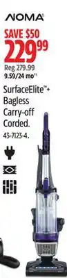 Canadian Tire Noma SurfaceElite Bagless Carry-off Corded offer