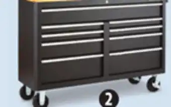 Canadian Tire MAXIMUM 56˝ 9-Drawer Cabinet with Built-In Power Bar with USB offer