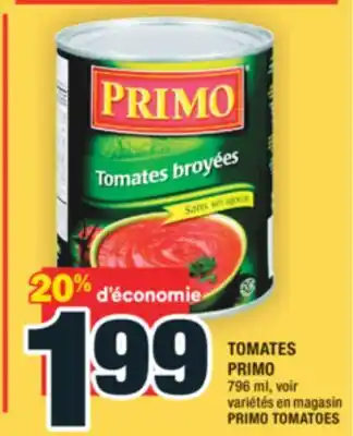 Super C TOMATES PRIMO | PRIMO TOMATOES offer