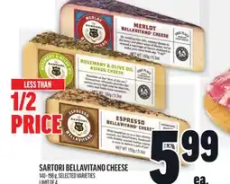 Metro SARTORI BELLAVITANO CHEESE offer