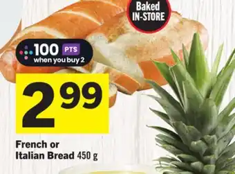 Foodland French or Italian Bread offer