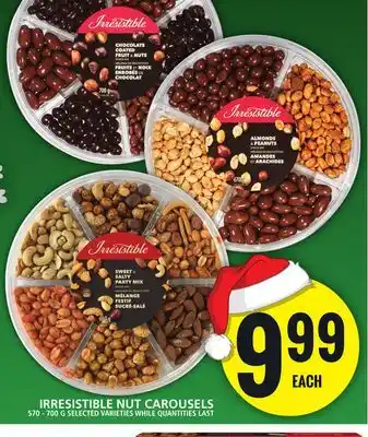 Food Basics IRRESISTIBLE NUT CAROUSELS offer