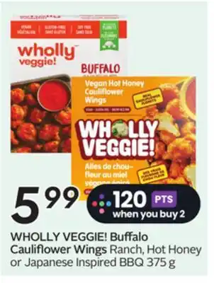 Sobeys WHOLLY VEGGIE! Buffalo Cauliflower Wings offer