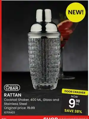 Stokes RATTAN Cocktail Shaker offer