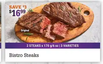 M & M Food Market Bistro Steaks offer