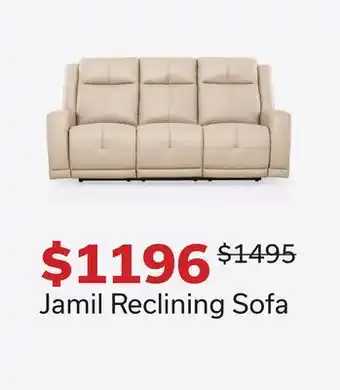 Dot Furniture Jamil Reclining Sofa offer