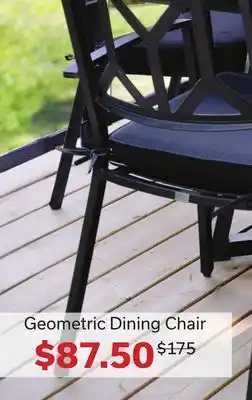 Dot Furniture Geometric Dining Chair offer