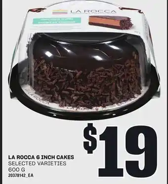 Independent City Market LA ROCCA 6 INCH CAKES, 600 G offer