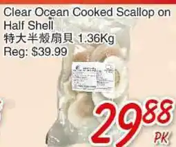 Foody Mart Clear Ocean Cooked Scallop on Half Shell offer
