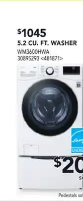 RONA 5.2 CU.FT. WASHER offer