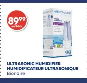 Wellwise by Shoppers HUMIDIFICATEUR ULTRASONIQUE Bionaire offer