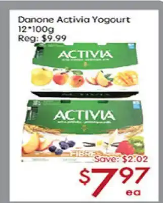 Sunny Food Mart Danone Activia Yogourt offer