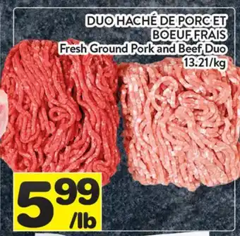 Supermarché PA DUO HACHÉ DE PORC ET BOEUF FRAIS | Fresh Ground Pork and Beef Duo offer