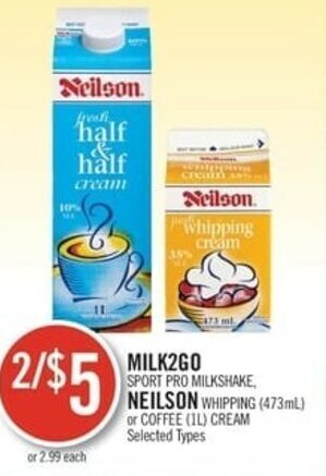 Shoppers Drug Mart Milk2go offer