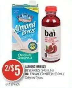 Shoppers Drug Mart Almond breeze offer