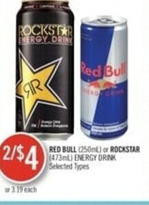 Shoppers Drug Mart Red bull offer